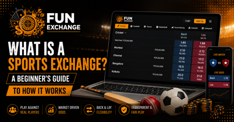Sports exchange dashboard for beginners