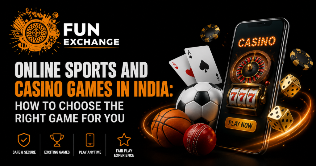 Online Sports and Casino Games in India